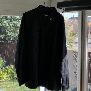 GILLZ BLACK FISHING SHIRT L